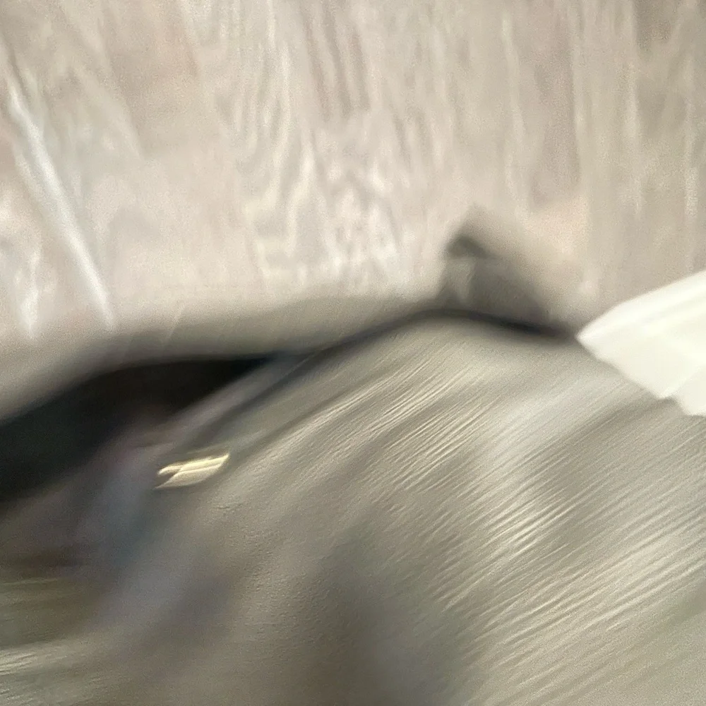 Tory Burch Black Messenger Bag with Embossed Logo - Picture 7 of 8